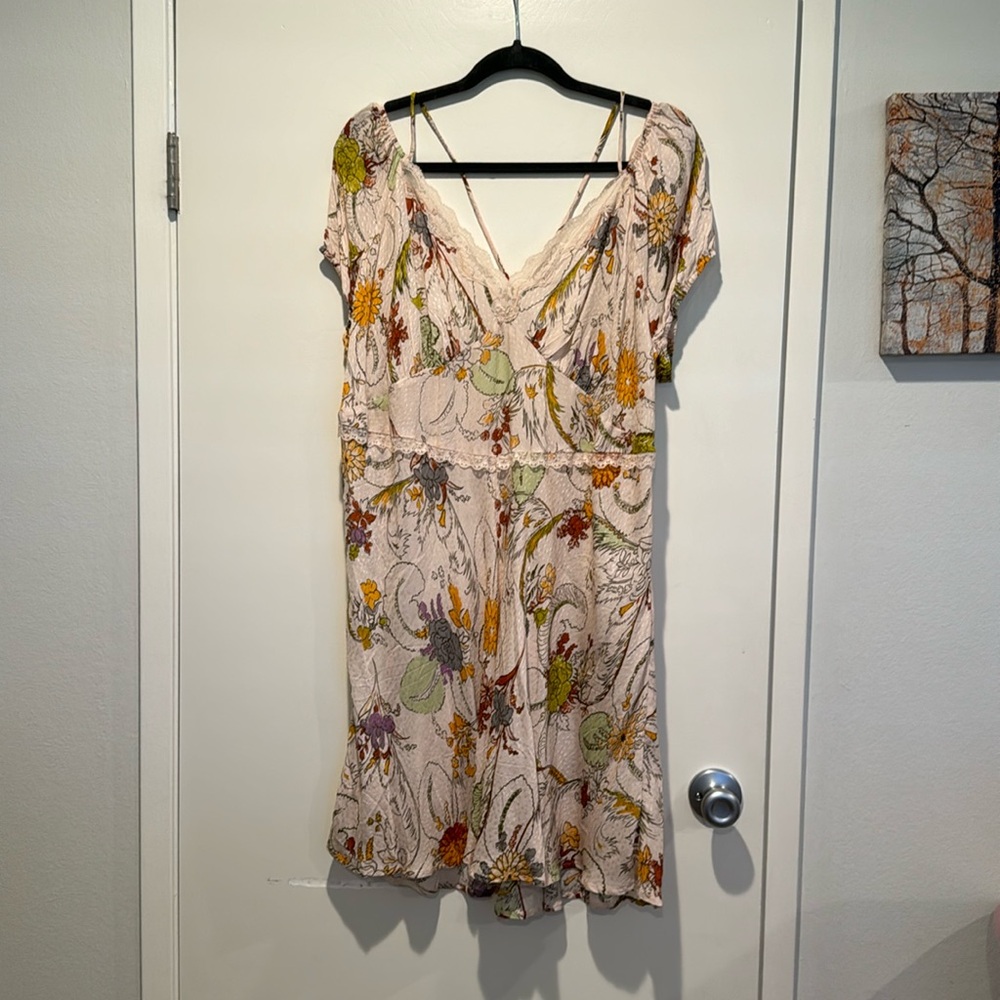Anthropology short sleeve summer dress